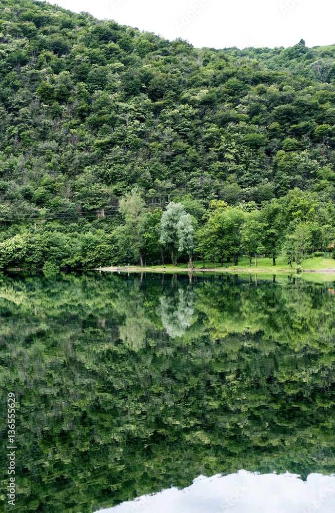 Lake of Ghirla (Varese, Italy)