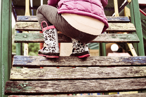 Fotografija Little girl in the park.