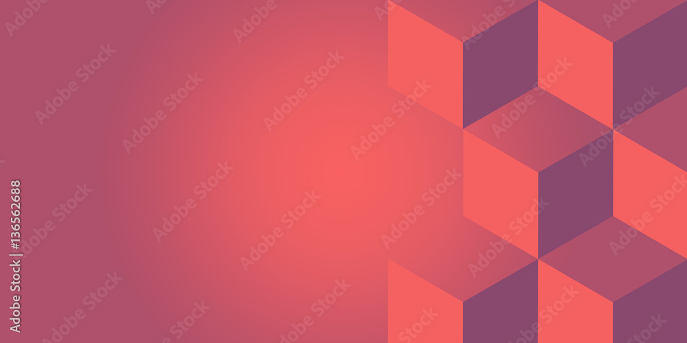 Abstract duo tone color style minimal blank cubes background Abstract duo tone color style minimal blank cubes background