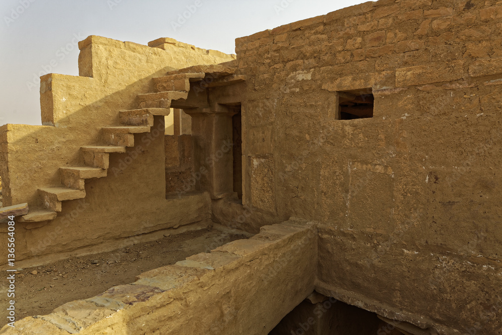 Kuldhara ,abandoned city and it's ruins in Jaisalmer,Rajasthan,India. Kuldhara ,abandoned city and it's ruins in Jaisalmer,Rajasthan,India.