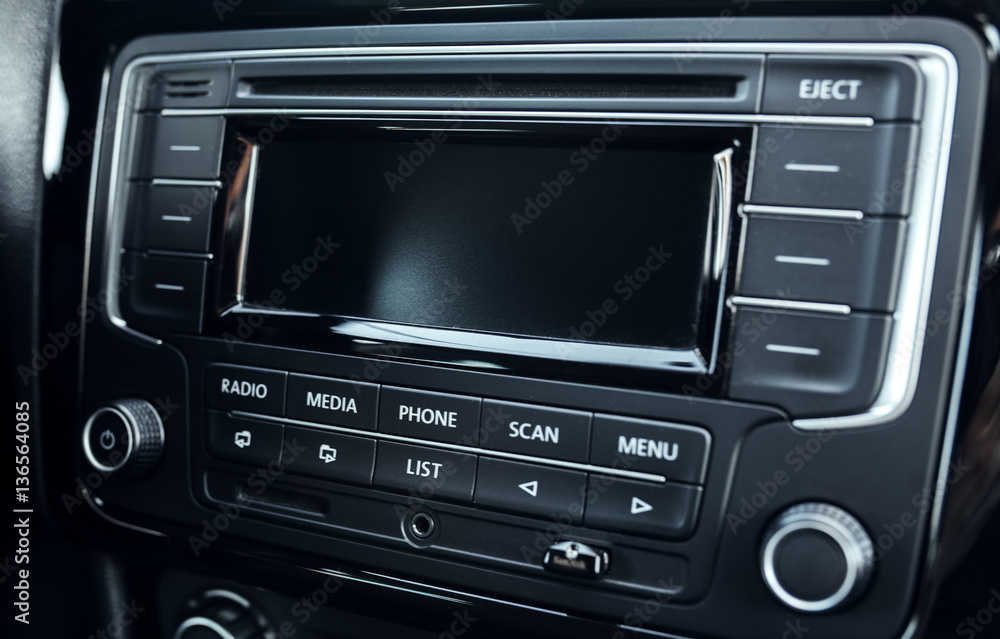 Fototapeta premium modern multimedia device cars