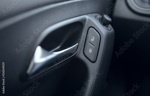 Button lock car doors and door openers