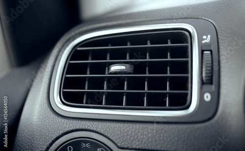 Car air conditioning. The air flow inside the car. Detail interi © mingazitdinov
