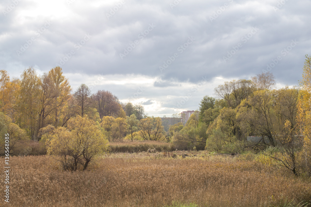 Осенний пейзаж на Пехорке