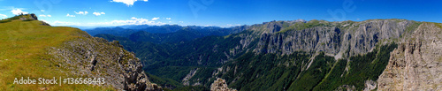 Aflenz Buergeralm alpine Panorama of Hochschwab photo