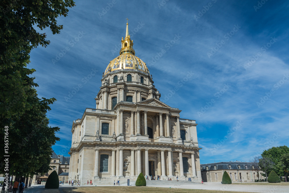 The Dome des Invalides in Paris