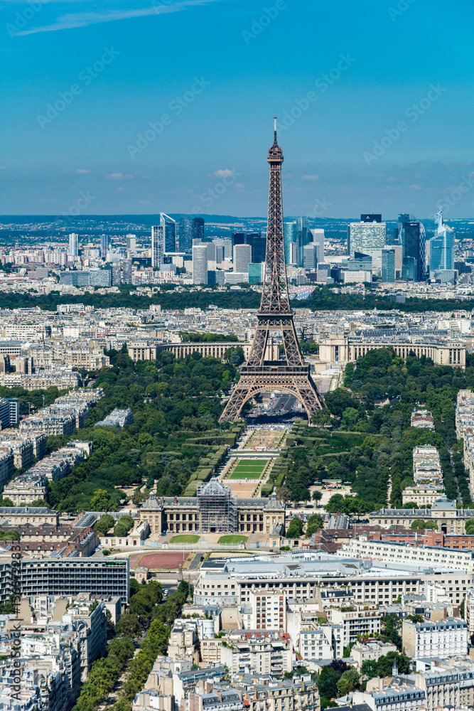 Skyline of Paris from the top of the Montparnasse tower Skyline of Paris from the top of the Montparnasse tower