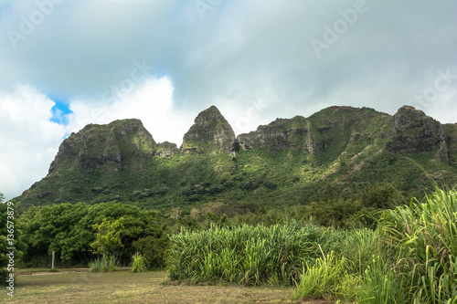 Kalalea mountains on Kauai, Hawaii
