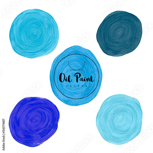 Hand painted oil texture