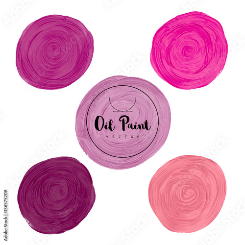 Hand painted oil texture