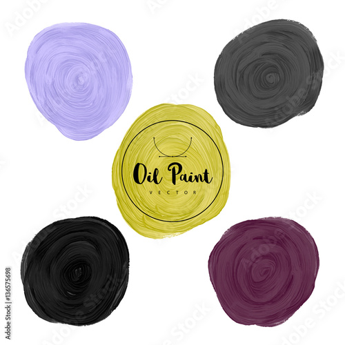 Hand painted oil texture