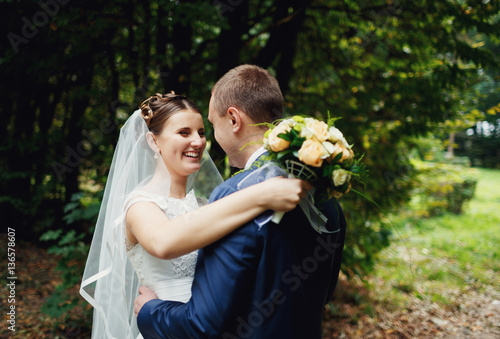 man admiring his wonderful wife