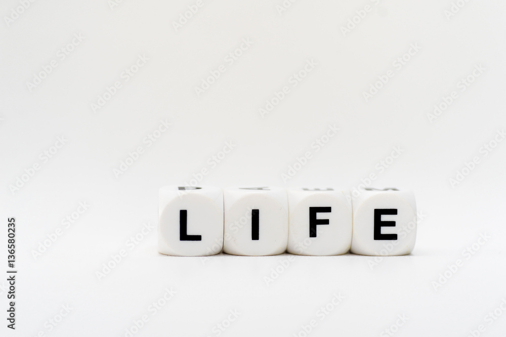life dice letters life dice letters