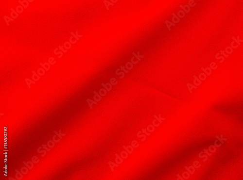 red cloth as background