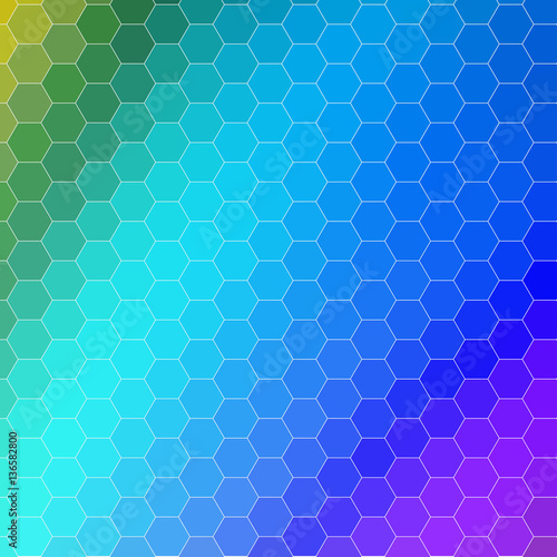 Simple geometric colored rainbow vector background. Design illustration