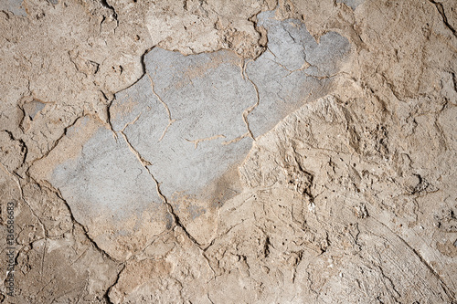 Old concrete and plaster wall