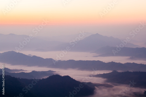 mountain  view  in Laos people   s democratic  republic    take