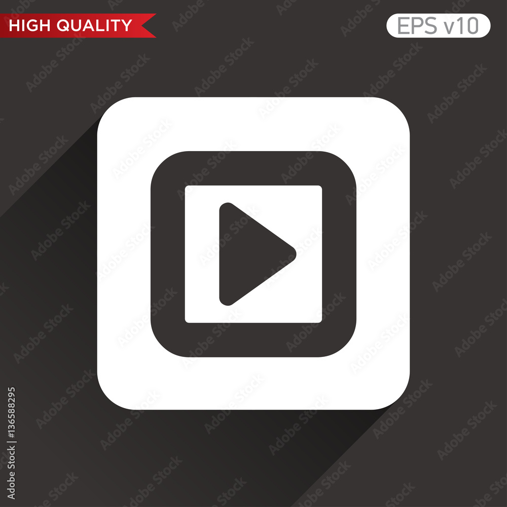 Play icon. Button with play icon. Modern UI vector. Play icon. Button with play icon. Modern UI vector.