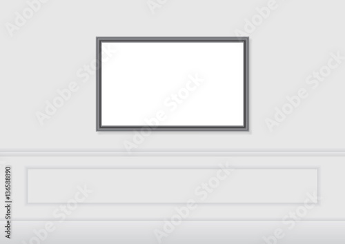 Picture frame on wall