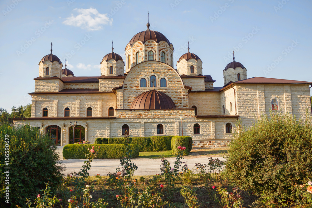 Orthodox Zabriceni monastery at the north of republic of moldova