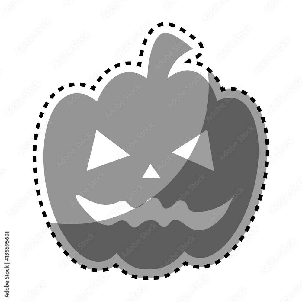 halloween pumpkin card icon vector illustration design halloween pumpkin card icon vector illustration design