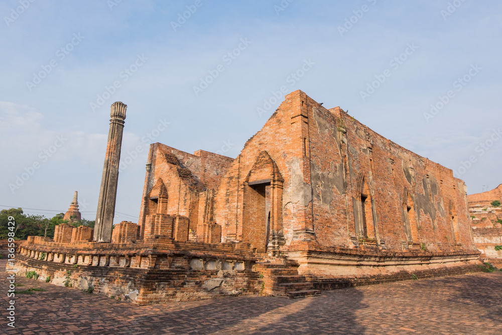 Wat Maheyong, the historical Park of Ayutthaya, Phra Nakhon Si A