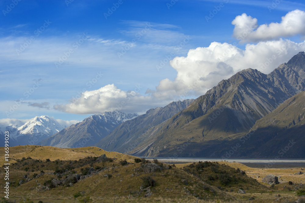 Mount Cook & Southern Alps National Park New Zealand
