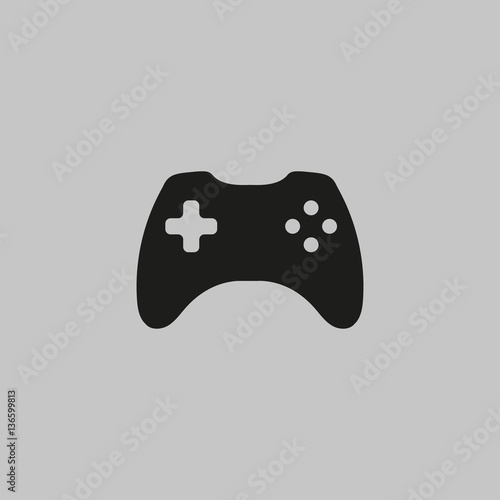 Gamepad for video games icon design.