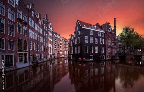 Canvas Print Amsterdam Morning