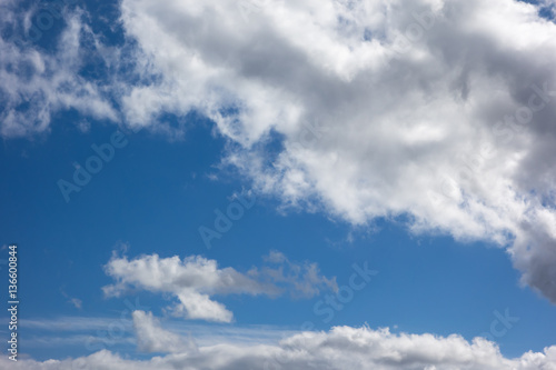 blue sky with clouds