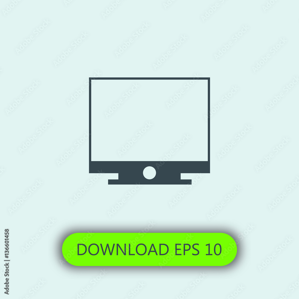 Monitor icon vector Monitor icon vector