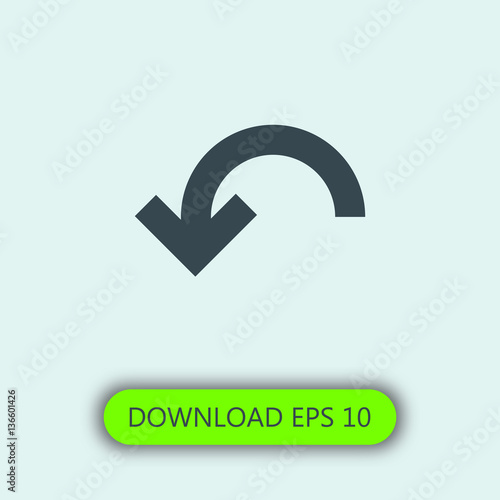 Down arrow icon vector