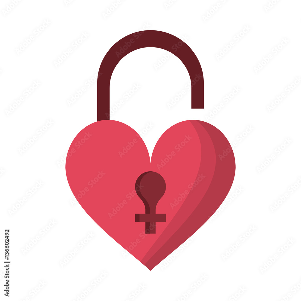 pink heart padlock female sign vector illustration eps 10 pink heart padlock female sign vector illustration eps 10