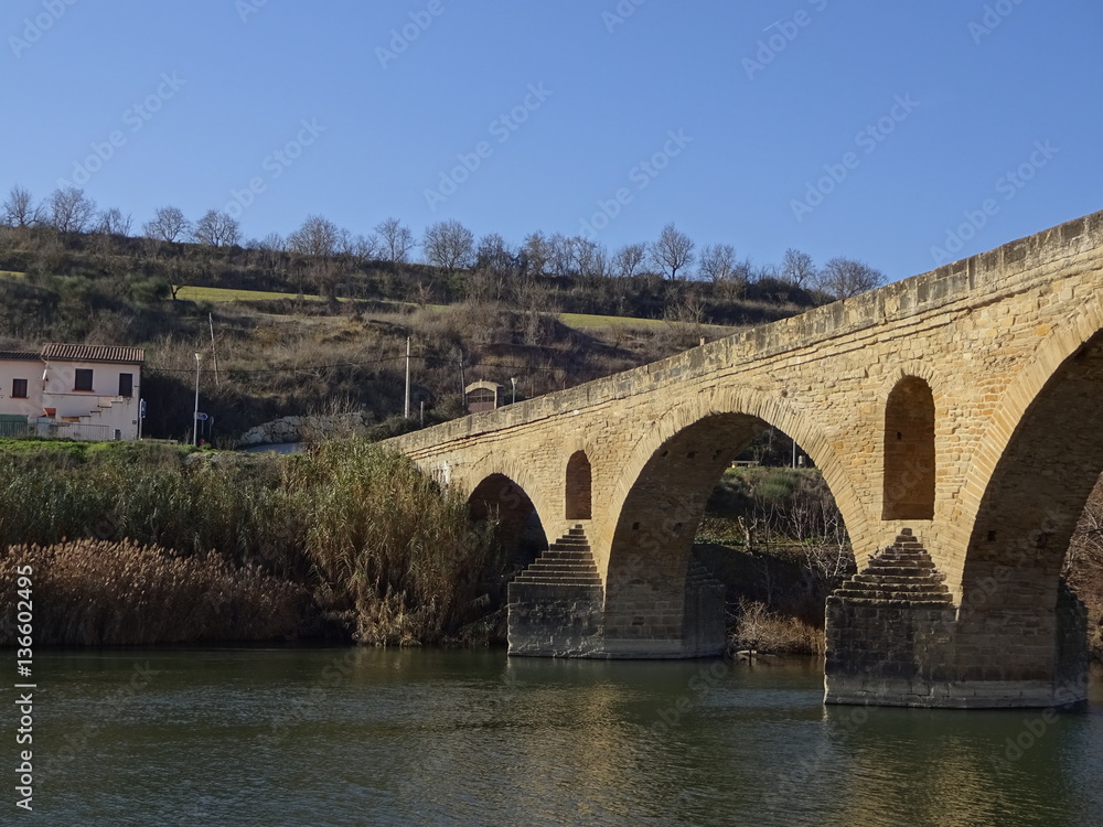 Brücke in Puente la Reina