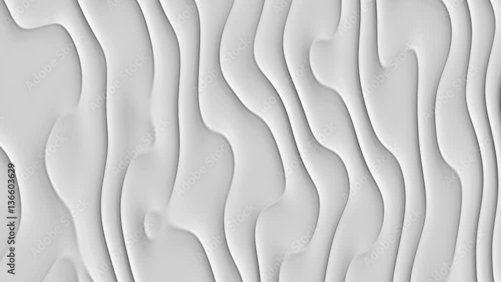 Shiny bright soft abstract white animated background with smooth lines for various design artworks and graphic, 3d animation Shiny bright soft abstract white animated background with smooth lines for various design artworks and graphic, 3d animation