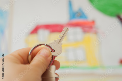 house key real estate concept