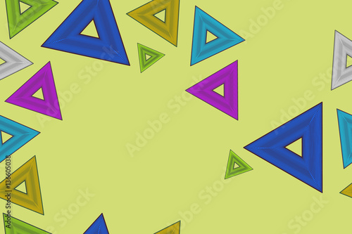 Seamless vector geometric strip pattern background