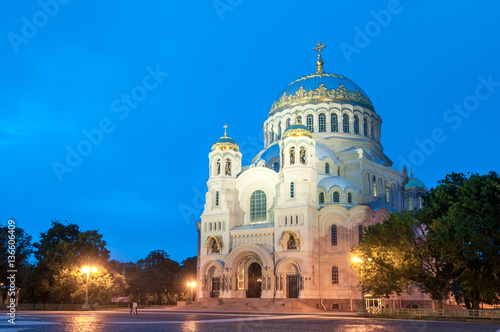 The Naval cathedral of Saint Nicholas in Kronstadt. St. Petersburg. Russia © olgavisavi