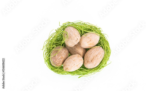 nest with eggs, Easter souvenir
