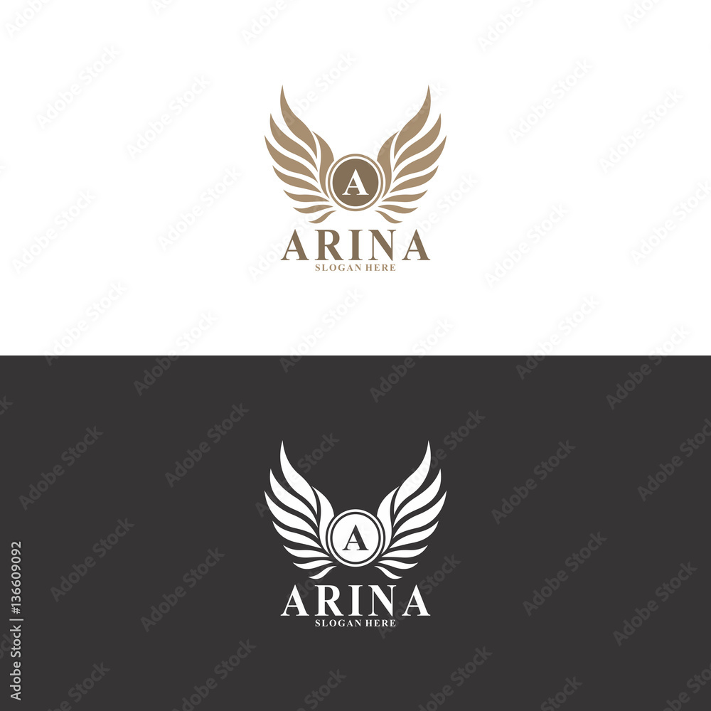 arina logo in vector