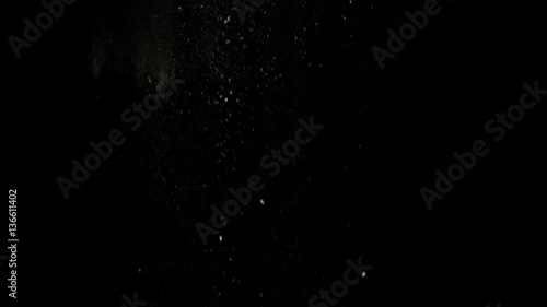 Falling Debris In Slow Motion