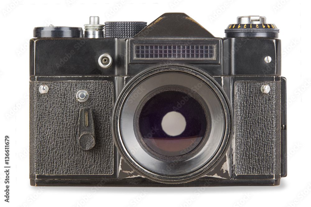 vintage camera isolated