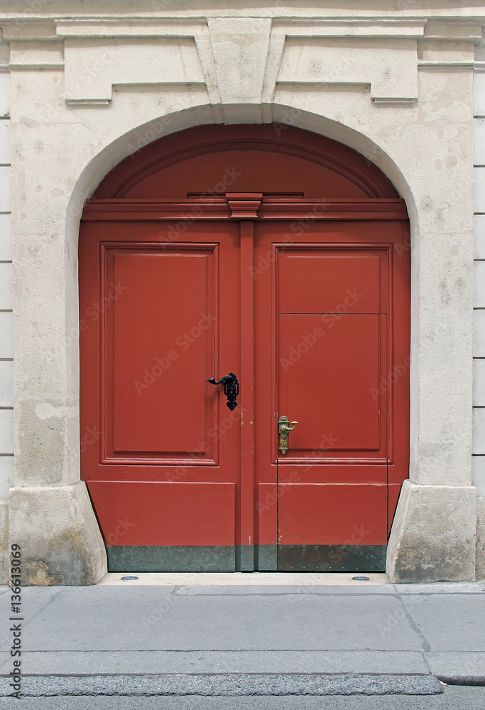 Double entrance door