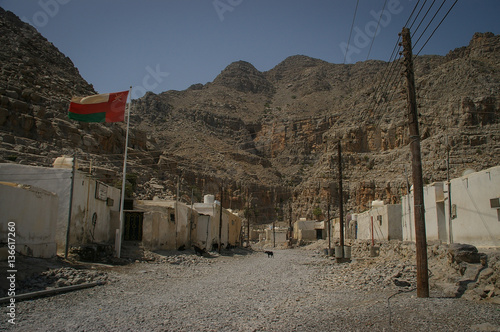 Kumzar, a fishermen's village in Musandam, Oman