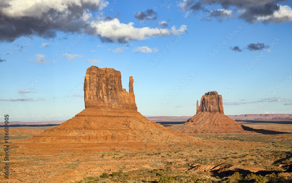 The mittens at Monument Valley, AZ