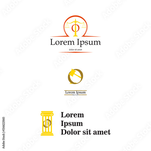 Letter O law and attorney logo, elegant law and attorney firm vector logo design. Corporate, brand, identity