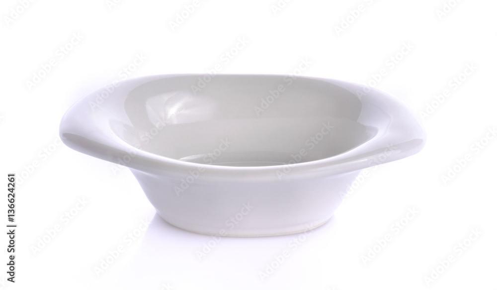 Bowl on a white background Bowl on a white background