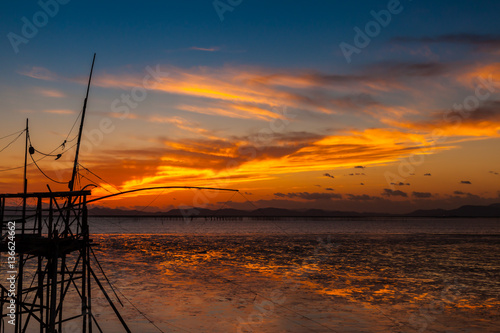 有明海の夕日