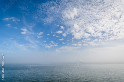 Clouds over the Cooper River, in Charleston, South Carolina.