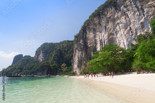 Beautiful sea and blue sky at Andaman sea,thailand